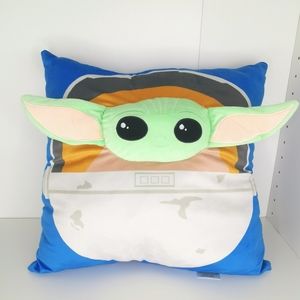 Disney Mandalorian Baby Yoda Grogu Pillow